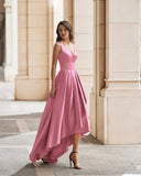 Elfenbeinfarbenes Barcelona-Midikleid – 7J2O2