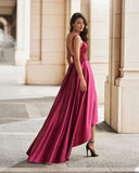 Elfenbeinfarbenes Barcelona-Midikleid – 7J2O2