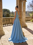 Vestido largo de Marfil Barcelona - 7M1Z5