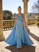 Vestido largo de Marfil Barcelona - 7M1Z5