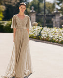 Vestido largo de Couture Club - 8G1D1