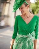 Vestido midi de Couture Club - 8G1L1