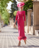 Vestido midi de Couture Club - 8G1M5