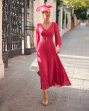 Vestido midi de Couture Club - 8G1M6