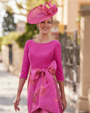 Vestido midi de Couture Club - 8G1N1