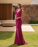 Langes Elfenbeinkleid Barcelona - 8J120