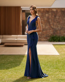 Langes Elfenbeinkleid Barcelona - 8J120