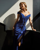 Langes Elfenbeinkleid Barcelona - 8J210