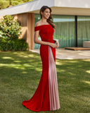 Langes Elfenbeinkleid Barcelona - 8J212