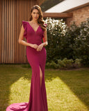 Langes Elfenbeinkleid Barcelona - 8J223