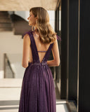 Langes Elfenbeinkleid Barcelona - 8J276