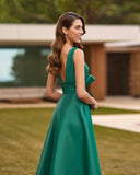 Langes Elfenbeinkleid Barcelona - 8J2H9