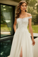 Vestido de novia de Marfil Barcelona - 8J3C0N