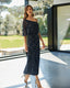 Vestido midi de Marfil Barcelona - 8J285