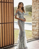 Vestido largo de Marfil Barcelona - 8J294