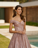 Vestido largo de Marfil Barcelona - 8J2A6