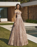 Vestido largo de Marfil Barcelona - 8J2A6