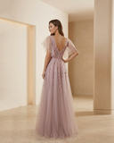 Vestido largo de Marfil Barcelona - 8J2B9