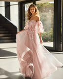 Vestido largo de Marfil Barcelona - 8J2C4