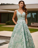 Vestido largo de Marfil Barcelona - 8J2F0