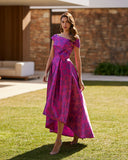 Vestido midi de Marfil Barcelona - 8J2F9