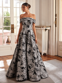 Vestido largo de Marfil Barcelona - 8M1A7