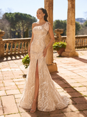 Vestido largo de Marfil Barcelona - 9M1A2