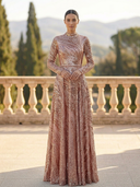 Vestido largo de Marfil Barcelona - 8M1A3