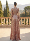 Vestido largo de Marfil Barcelona - 8M1A3