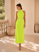 Vestido midi de Marfil Barcelona - 8M1A4