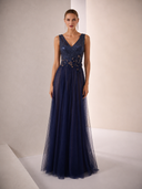 Vestido largo de Marfil Barcelona - 8M1A9