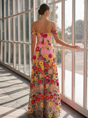 Vestido largo de Marfil Barcelona - 8M1B4