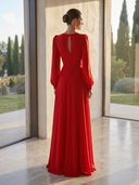 Vestido largo de Marfil Barcelona - 8M1B5