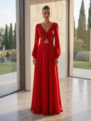 Vestido largo de Marfil Barcelona - 8M1B5