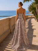 Vestido largo de Couture Club - 8M1C3
