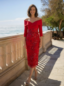 Vestido midi de Couture Club - 8M1C9