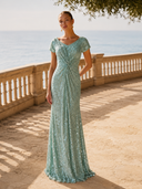 Vestido largo de Couture Club - 8M1D8