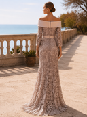 Vestido largo de Couture Club - 8M1E2