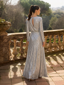Vestido largo de Marfil Barcelona - 8M1H4