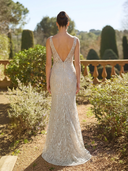 Vestido largo de Marfil Barcelona - 8M1H7