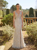 Vestido largo de Marfil Barcelona - 8M1H7