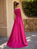 Vestido largo de Marfil Barcelona - 8M1Q0