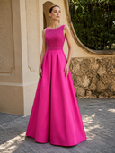 Vestido largo de Marfil Barcelona - 8M1Q0