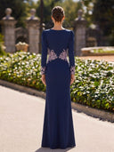 Vestido largo de Couture Club - 8M1E1