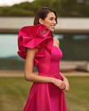 Langes Elfenbeinkleid Barcelona - 8J3H8