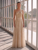 Vestido largo de Marfil Barcelona - 8M1F5