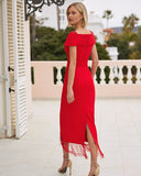 Vestido midi de Couture Club - 9G150