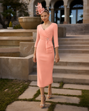 Vestido midi de Couture Club - 9G153