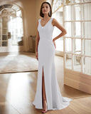 Langes Elfenbeinkleid Barcelona - 9J207