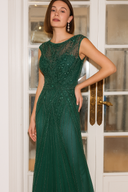 Langes Elfenbeinkleid Barcelona - 9J287